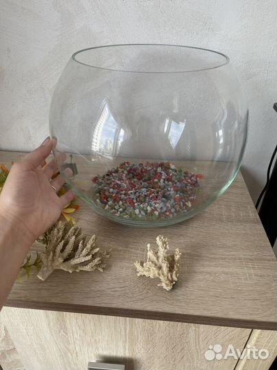 Аквариум круглый 12 литров