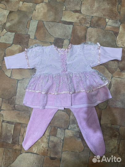 Одежда для девочки пакетом 62 68