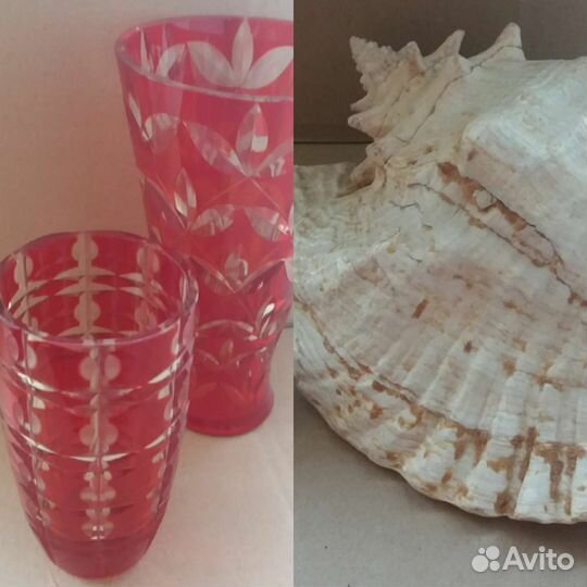 Вазы антикварные. Морская раковина