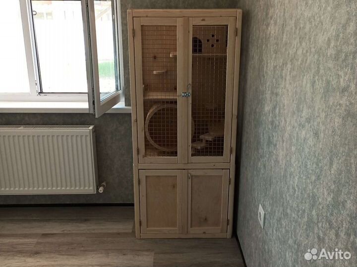 Клетка-витрина для грызунов