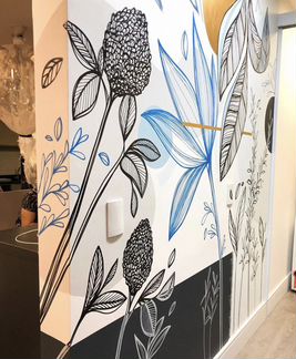 Роспись стен (пример на фото Квартира-Коридор)