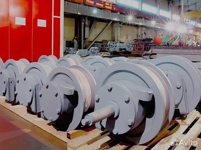 Колесо крановые К2р-360 с буксами редуктор А-400 тельфер таль