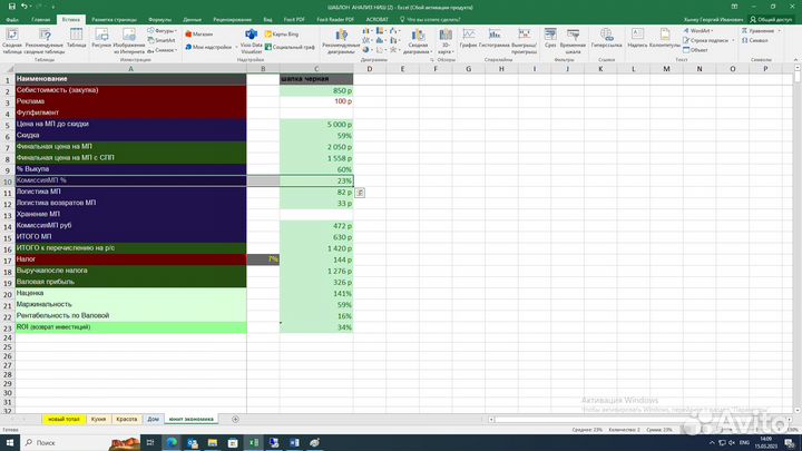 Подбор товара для маркетплейса/ Поиск ниши WB