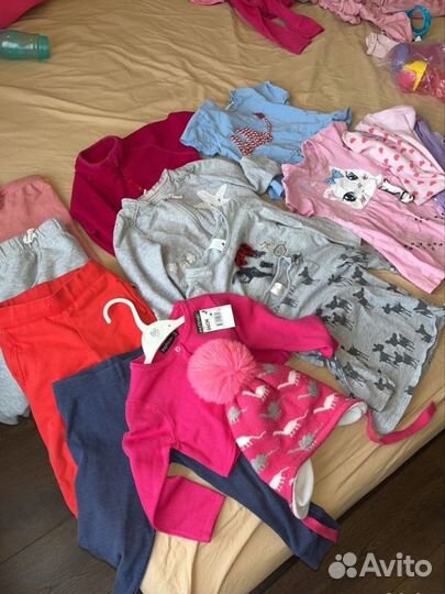 Пакет фирменных вещей 14 шт 80-92