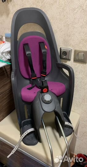 Детское велокресло hamax caress W/lockable bracket