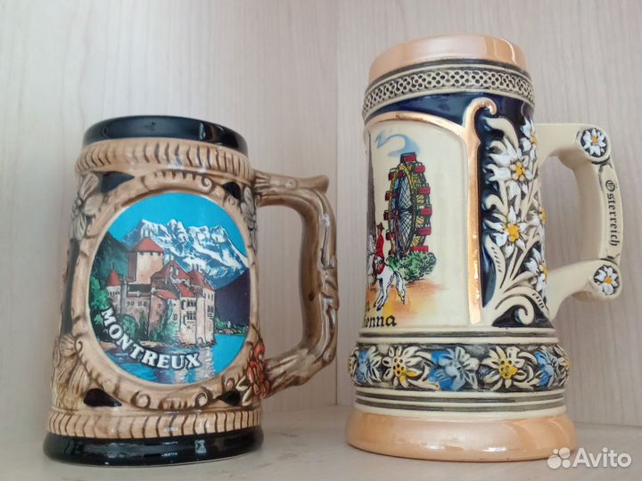 Кружка пивная Швейцария, Австрия, Чехия