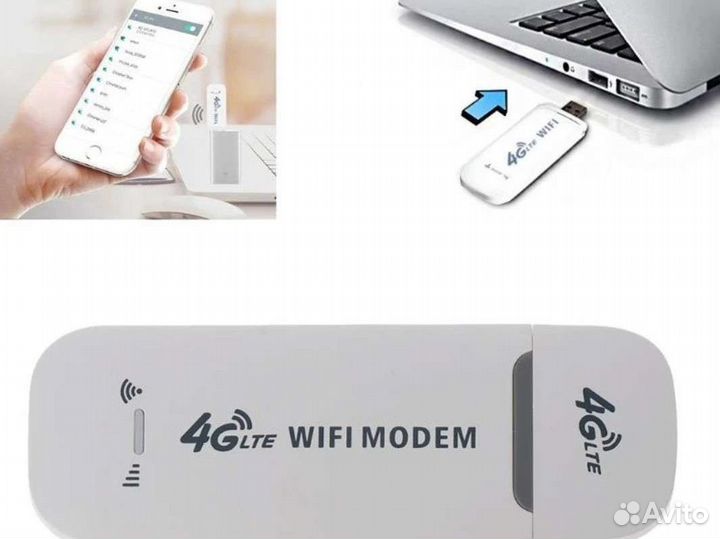 USB модем 4G, LTE, Wi-Fi, сим карта в подарок