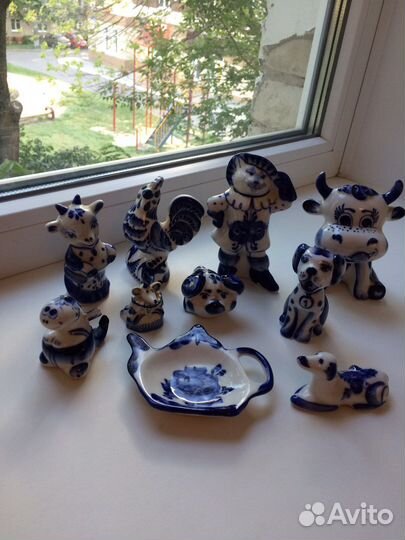 Фигурки гжель