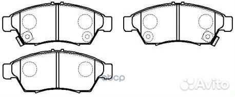 Колодки тормозные дисковые suzuki: aerio SX 06