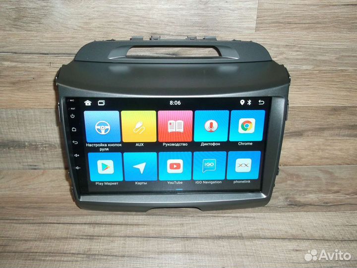 Магнитола Kia Sportage 3 Android 2/32 GPS WiFi