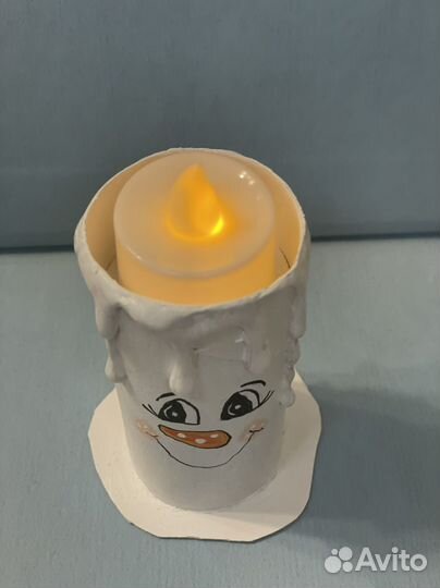 Новогодние сувениры поделки подсвечник и шар