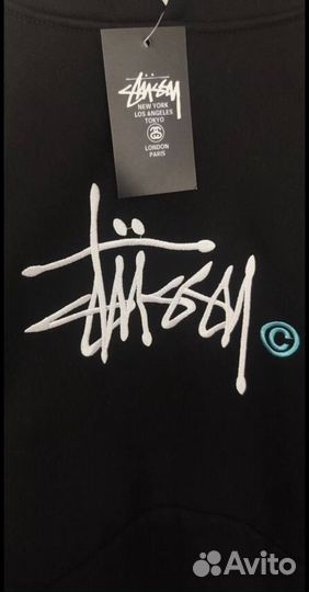 Худи stussy хлопок