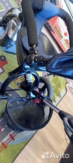 Детский трехколесный велосипед коляска