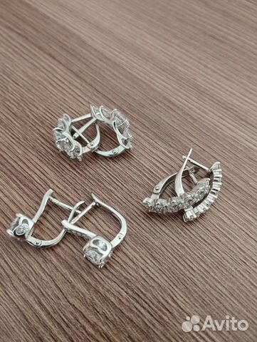 Серьги из серебра 925 пробы