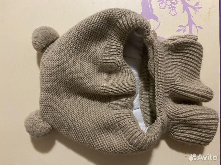 Шапка шлем журавлик