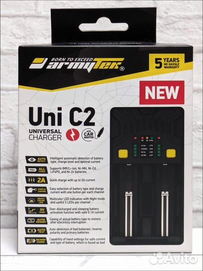 Зарядное устройство armytek UNI C2