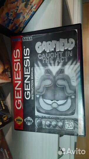 Картридж Garfield Sega Genesis,оригинал,лицензия