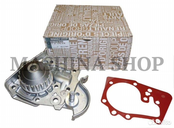 Помпа renault logan Сандеро