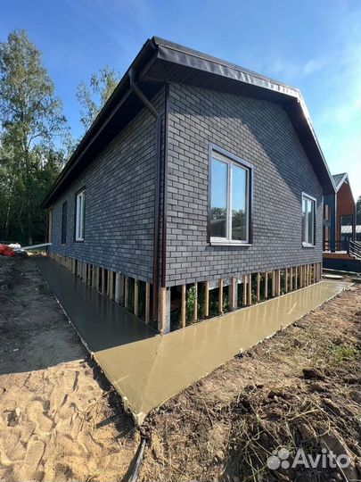 Фундамент отмостка бетонные работы Ремонт