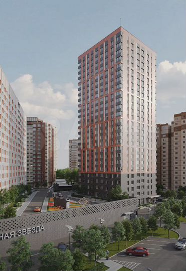 3-к. квартира, 60,7 м², 2/15 эт.