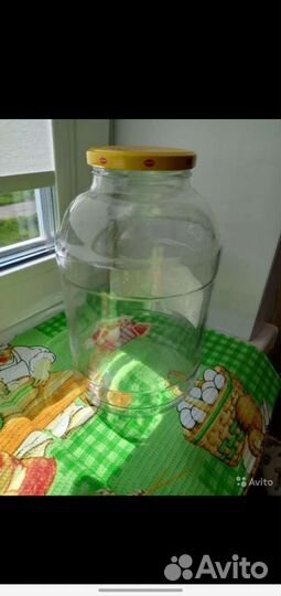 Банка стеклянная 0.5, 1, 1.7, 3 литра