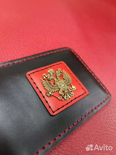 Обложка на удостоверение кожа