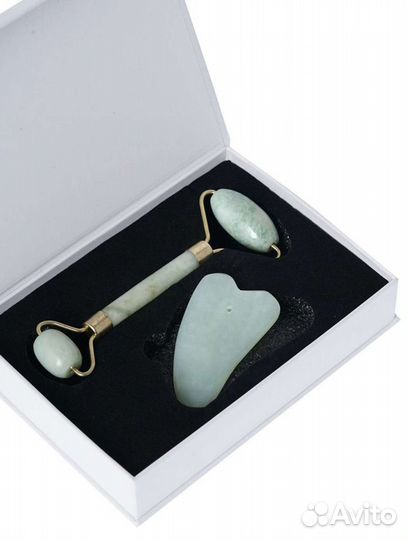 Омолаживающий Косметический нефритовый массажёр