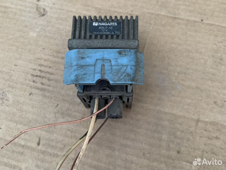 Реле свечей накала grand scenic