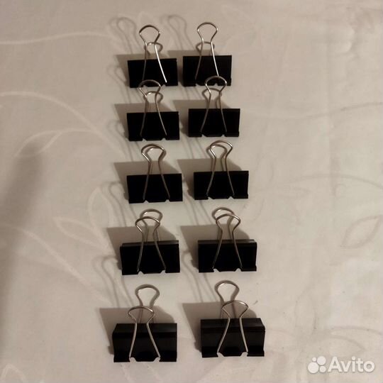 Зажимы канцелярские