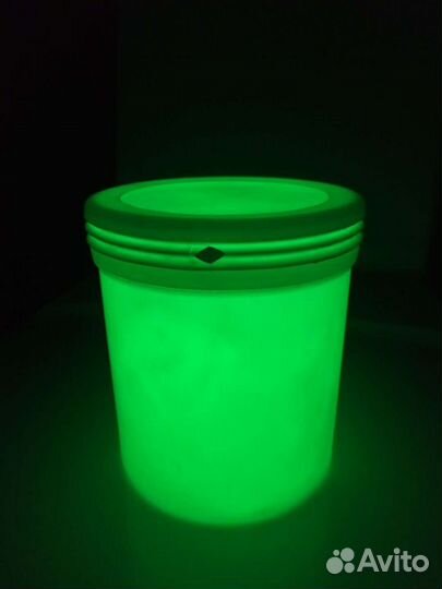 Люминофор люмоген зеленый (светящийся порошок)