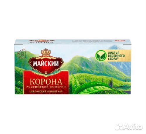 Чай Майский Корона Российской Империи Черный 25 пк