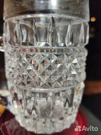 Кружка пивная 0.33 хрусталь Чехия