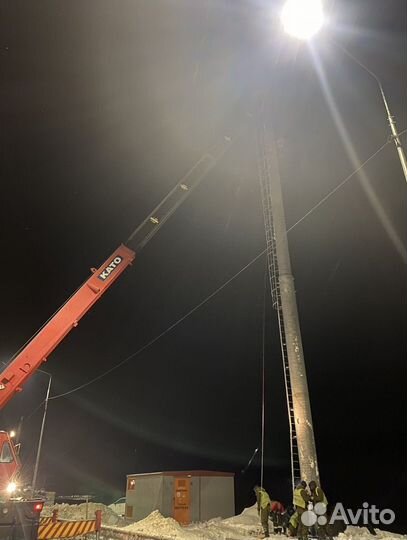 Аренда и услуги автокрана, 40 т, 28 м, с гуськом 15 м