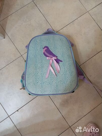 Рюкзак школьный для девочки бу