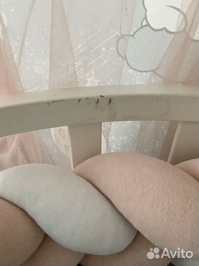 Кроватка для новорожденных круглая