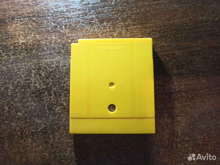 Картридж Game Boy Pokemon yellow