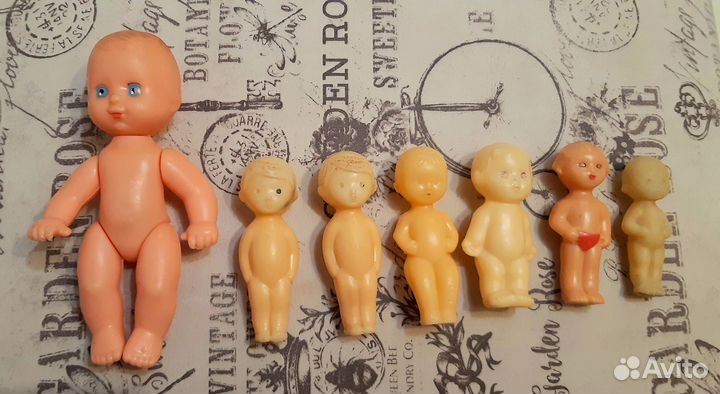 Игрушки СССР: куклы, посудка, пупс, гармошка, конь