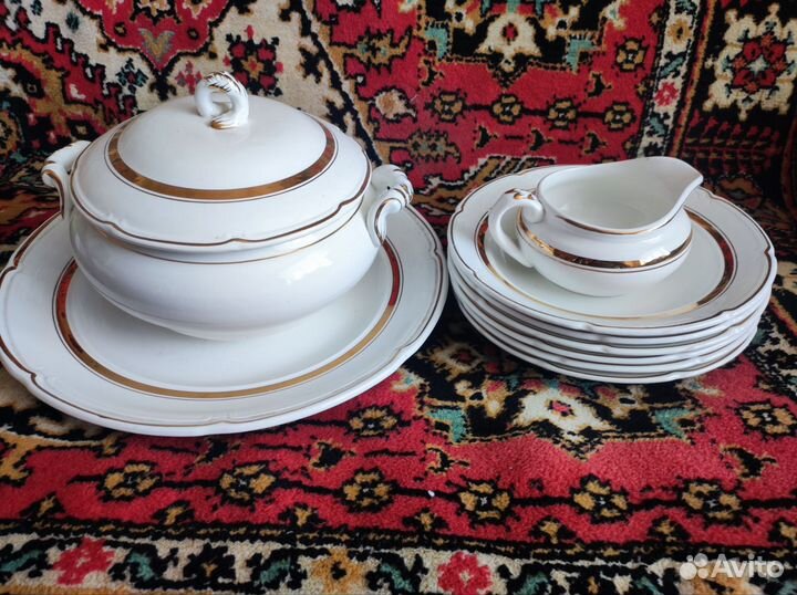 Суповой набор фарфор