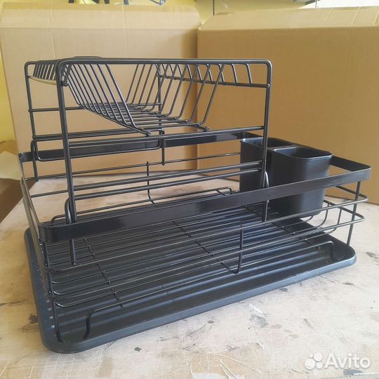 Сушилка для посуды настольная, двухъярусная,новые