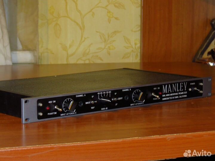 Manley dual preamplifier США Калифорния, langevin
