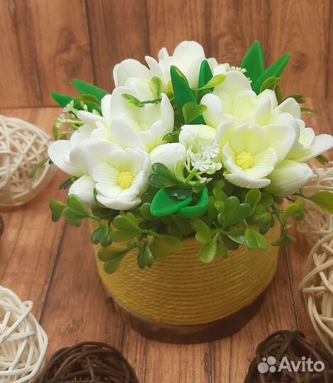 Подарочные букеты мыло ручной работы