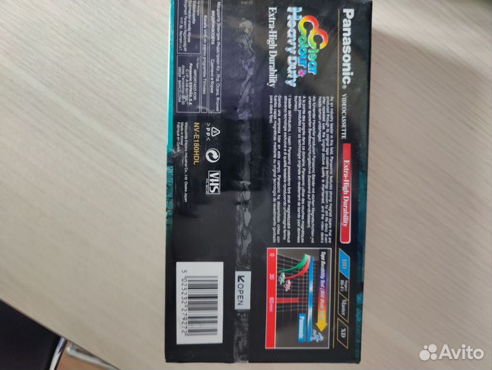 Новые кассеты VHS Panasonic E180