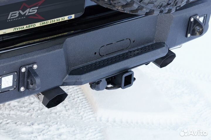 Фаркоп BMS для УАЗ Патриот 2016+ под силовой бампе