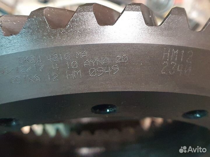 Форд транзит главная пара заднего моста 4,10