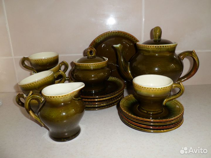 Чайный сервиз СССР Дулево, зик