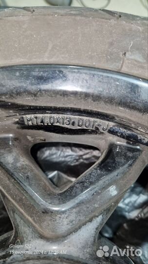 Мото диск с шиной