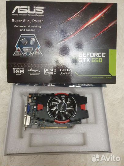 Видеокарта gtx650 1gb