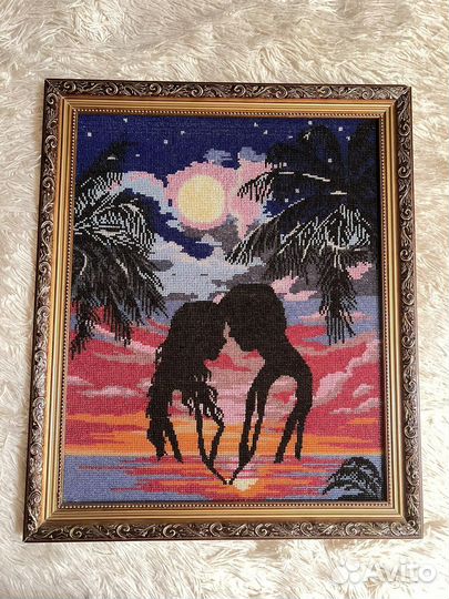 Картина из бисера. Ручная работа