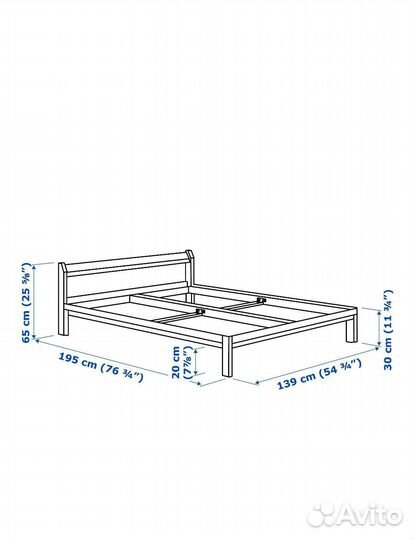 Каркас кровати IKEA