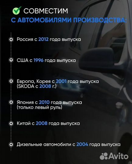 Автосканеры elm327 obd 2